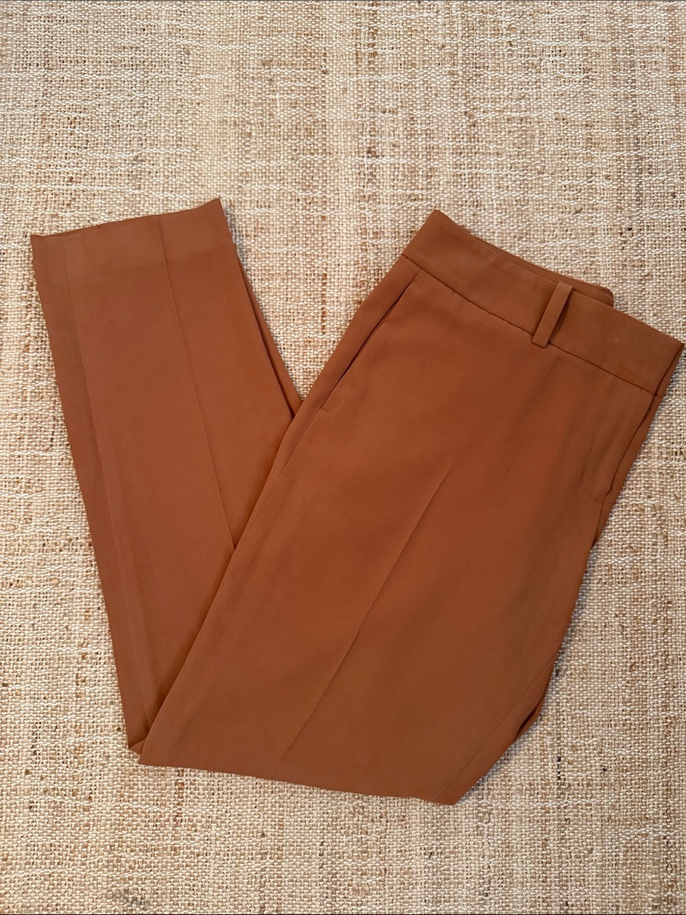Ann Taylor LOFT Rust Brown Dress Pants Trousers Size 8